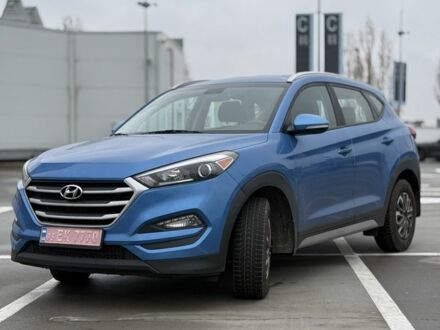 Синий Хендай Туксон, объемом двигателя 2 л и пробегом 58 тыс. км за 17200 $, фото 1 на Automoto.ua