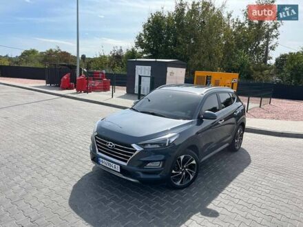Синий Хендай Туксон, объемом двигателя 2 л и пробегом 136 тыс. км за 23200 $, фото 1 на Automoto.ua