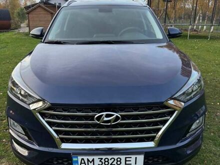 Синий Хендай Туксон, объемом двигателя 2 л и пробегом 43 тыс. км за 24000 $, фото 1 на Automoto.ua