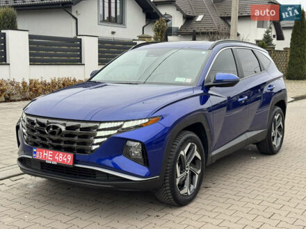 Синий Хендай Туксон, объемом двигателя 2.41 л и пробегом 49 тыс. км за 23900 $, фото 1 на Automoto.ua