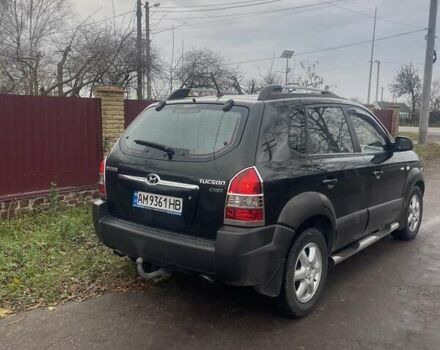 Зеленый Хендай Туксон, объемом двигателя 2 л и пробегом 201 тыс. км за 7600 $, фото 5 на Automoto.ua