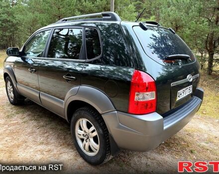 Зеленый Хендай Туксон, объемом двигателя 2 л и пробегом 185 тыс. км за 7950 $, фото 2 на Automoto.ua
