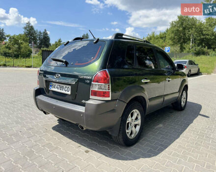 Зеленый Хендай Туксон, объемом двигателя 2.66 л и пробегом 200 тыс. км за 8199 $, фото 3 на Automoto.ua