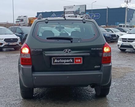 Зеленый Хендай Туксон, объемом двигателя 2 л и пробегом 223 тыс. км за 7290 $, фото 7 на Automoto.ua