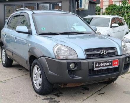 Зеленый Хендай Туксон, объемом двигателя 2 л и пробегом 314 тыс. км за 7790 $, фото 2 на Automoto.ua