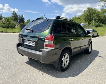 Зеленый Хендай Туксон, объемом двигателя 2.7 л и пробегом 200 тыс. км за 8500 $, фото 2 на Automoto.ua
