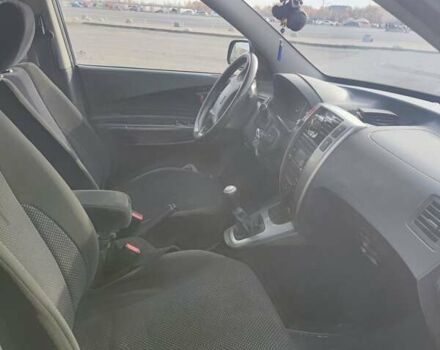 Зеленый Хендай Туксон, объемом двигателя 1.98 л и пробегом 220 тыс. км за 6800 $, фото 3 на Automoto.ua