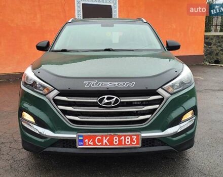 Зеленый Хендай Туксон, объемом двигателя 2 л и пробегом 213 тыс. км за 17900 $, фото 4 на Automoto.ua