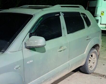 Зеленый Хендай Туксон, объемом двигателя 2 л и пробегом 380 тыс. км за 3500 $, фото 1 на Automoto.ua