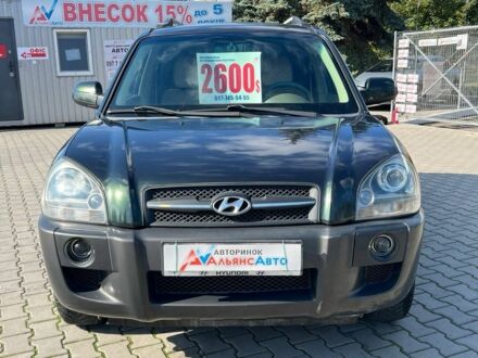 Зеленый Хендай Туксон, объемом двигателя 2.7 л и пробегом 250 тыс. км за 7900 $, фото 1 на Automoto.ua