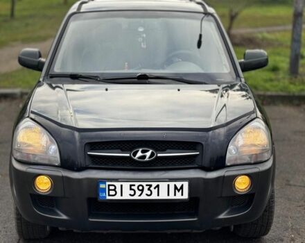 Зеленый Хендай Туксон, объемом двигателя 2 л и пробегом 450 тыс. км за 6600 $, фото 1 на Automoto.ua