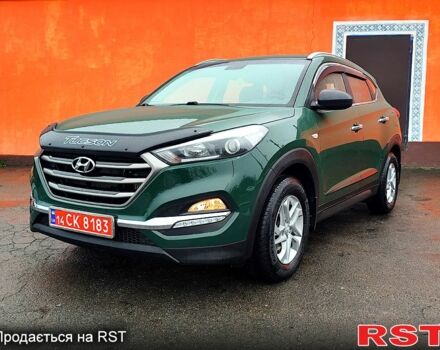 Зеленый Хендай Туксон, объемом двигателя 2 л и пробегом 213 тыс. км за 17900 $, фото 1 на Automoto.ua