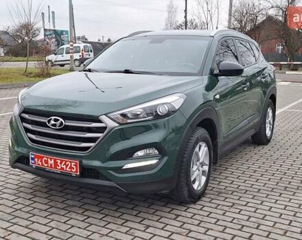 Зелений Хендай Туксон, об'ємом двигуна 2 л та пробігом 218 тис. км за 17300 $, фото 1 на Automoto.ua