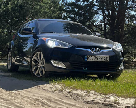 Черный Хендай Велостер, объемом двигателя 1.6 л и пробегом 235 тыс. км за 7400 $, фото 2 на Automoto.ua