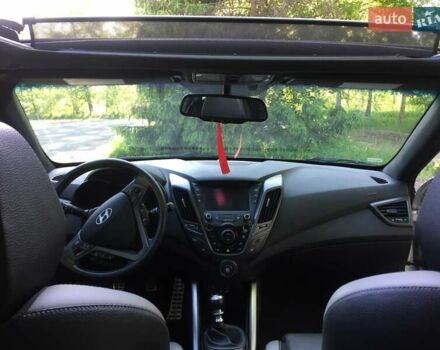 Серый Хендай Велостер, объемом двигателя 1.6 л и пробегом 65 тыс. км за 10200 $, фото 10 на Automoto.ua