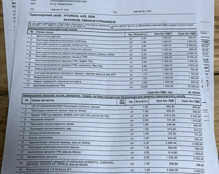 Черный Хендай Веракруз, объемом двигателя 3.8 л и пробегом 199 тыс. км за 7700 $, фото 22 на Automoto.ua