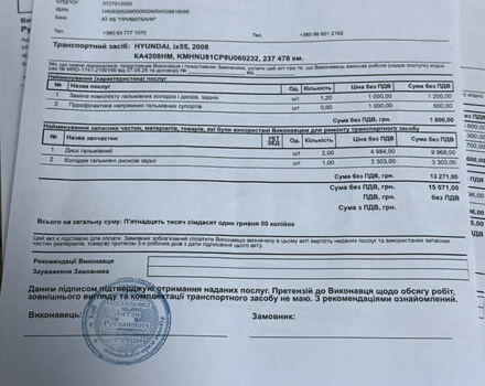 Черный Хендай Веракруз, объемом двигателя 3.8 л и пробегом 199 тыс. км за 7700 $, фото 28 на Automoto.ua