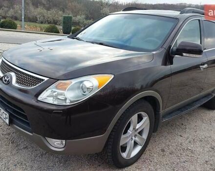 Коричневый Хендай Веракруз, объемом двигателя 3 л и пробегом 359 тыс. км за 9950 $, фото 3 на Automoto.ua