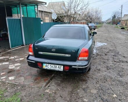 Зеленый Хендай КСГ, объемом двигателя 3 л и пробегом 44 тыс. км за 2200 $, фото 1 на Automoto.ua