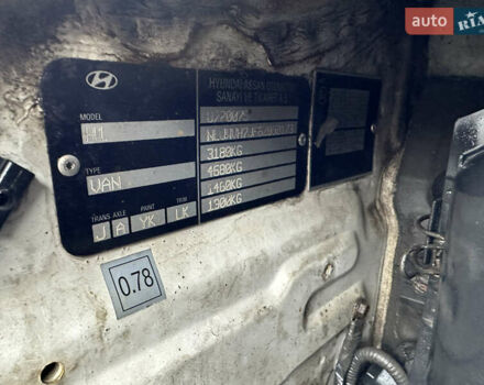 Серый Хендай H-1, объемом двигателя 2.5 л и пробегом 192 тыс. км за 5350 $, фото 9 на Automoto.ua