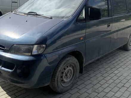 Синий Хендай H-1, объемом двигателя 2.48 л и пробегом 227 тыс. км за 2500 $, фото 1 на Automoto.ua