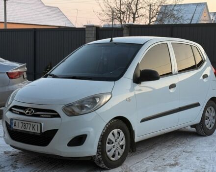 Белый Хендай и10, объемом двигателя 1.1 л и пробегом 193 тыс. км за 4200 $, фото 1 на Automoto.ua