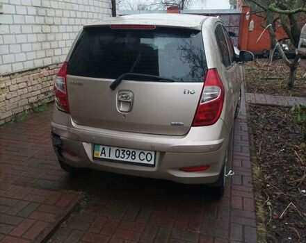 Бежевый Хендай и10, объемом двигателя 1.25 л и пробегом 120 тыс. км за 2500 $, фото 6 на Automoto.ua