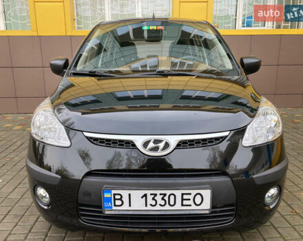 Черный Хендай и10, объемом двигателя 1.09 л и пробегом 67 тыс. км за 6800 $, фото 6 на Automoto.ua