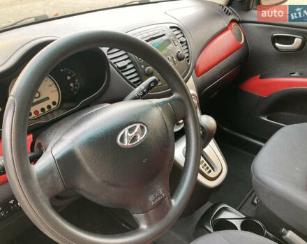 Черный Хендай и10, объемом двигателя 1.09 л и пробегом 67 тыс. км за 6800 $, фото 10 на Automoto.ua