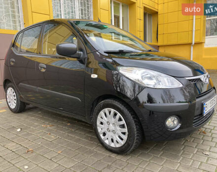 Черный Хендай и10, объемом двигателя 1.09 л и пробегом 67 тыс. км за 6800 $, фото 8 на Automoto.ua