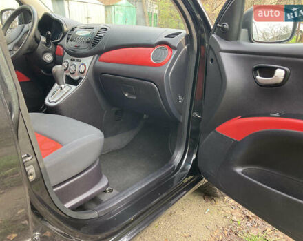 Черный Хендай и10, объемом двигателя 1.09 л и пробегом 67 тыс. км за 6800 $, фото 20 на Automoto.ua