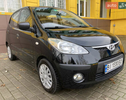 Черный Хендай и10, объемом двигателя 1.09 л и пробегом 67 тыс. км за 6800 $, фото 7 на Automoto.ua