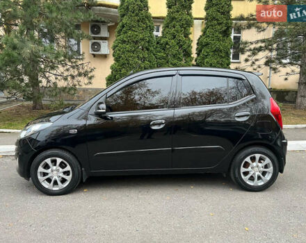 Черный Хендай и10, объемом двигателя 1.25 л и пробегом 110 тыс. км за 7500 $, фото 2 на Automoto.ua