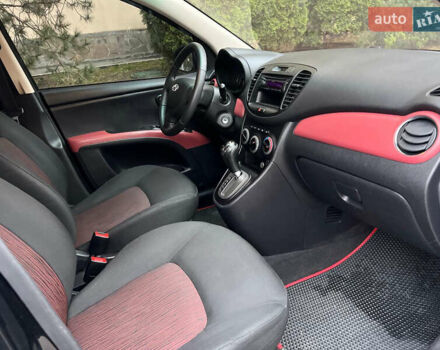 Черный Хендай и10, объемом двигателя 1.25 л и пробегом 110 тыс. км за 7500 $, фото 25 на Automoto.ua