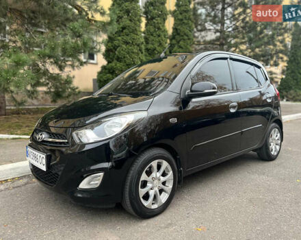 Черный Хендай и10, объемом двигателя 1.25 л и пробегом 110 тыс. км за 7500 $, фото 1 на Automoto.ua