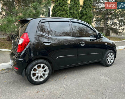 Черный Хендай и10, объемом двигателя 1.25 л и пробегом 110 тыс. км за 7500 $, фото 12 на Automoto.ua