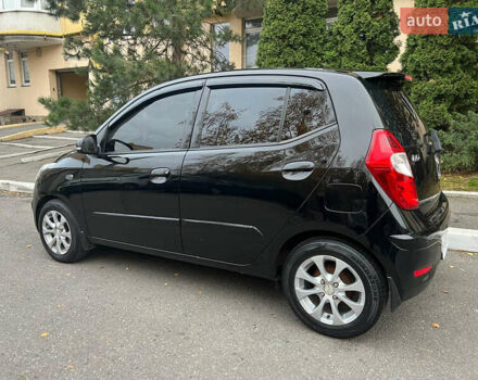 Черный Хендай и10, объемом двигателя 1.25 л и пробегом 110 тыс. км за 7500 $, фото 4 на Automoto.ua