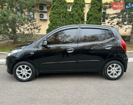 Черный Хендай и10, объемом двигателя 1.25 л и пробегом 110 тыс. км за 7500 $, фото 3 на Automoto.ua