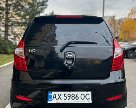 Черный Хендай и10, объемом двигателя 1.25 л и пробегом 110 тыс. км за 7500 $, фото 15 на Automoto.ua