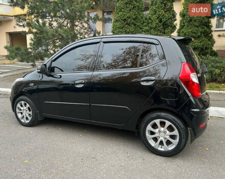 Черный Хендай и10, объемом двигателя 1.25 л и пробегом 110 тыс. км за 7500 $, фото 5 на Automoto.ua