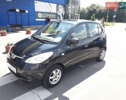 Черный Хендай и10, объемом двигателя 1.09 л и пробегом 144 тыс. км за 4600 $, фото 1 на Automoto.ua