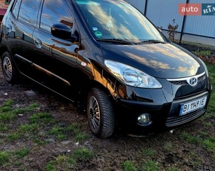 Черный Хендай и10, объемом двигателя 1.09 л и пробегом 84 тыс. км за 4700 $, фото 1 на Automoto.ua