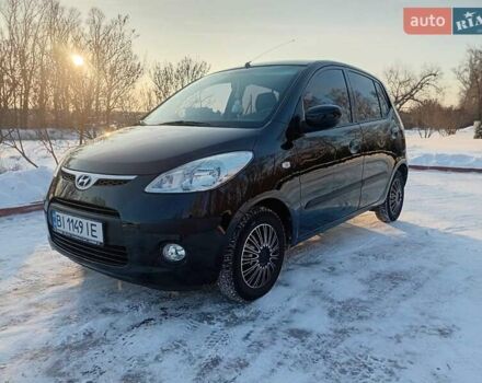 Черный Хендай и10, объемом двигателя 1.09 л и пробегом 84 тыс. км за 5700 $, фото 1 на Automoto.ua
