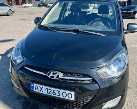Черный Хендай и10, объемом двигателя 1.2 л и пробегом 161 тыс. км за 4800 $, фото 1 на Automoto.ua