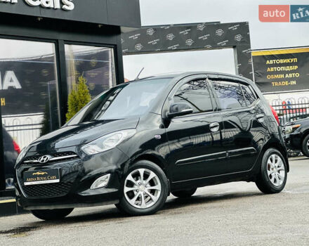 Черный Хендай и10, объемом двигателя 1.2 л и пробегом 112 тыс. км за 7500 $, фото 1 на Automoto.ua