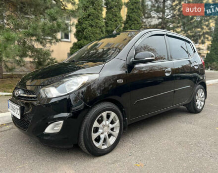 Черный Хендай и10, объемом двигателя 1.25 л и пробегом 110 тыс. км за 7500 $, фото 1 на Automoto.ua