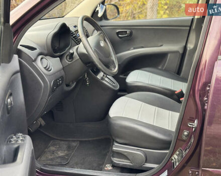 Фиолетовый Хендай и10, объемом двигателя 1.1 л и пробегом 112 тыс. км за 6500 $, фото 4 на Automoto.ua