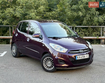 Фіолетовий Хендай і10, об'ємом двигуна 1.1 л та пробігом 75 тис. км за 6300 $, фото 1 на Automoto.ua