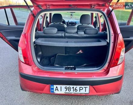 Красный Хендай и10, объемом двигателя 1.09 л и пробегом 97 тыс. км за 6200 $, фото 16 на Automoto.ua