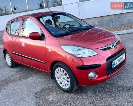 Красный Хендай и10, объемом двигателя 1.09 л и пробегом 97 тыс. км за 6200 $, фото 4 на Automoto.ua